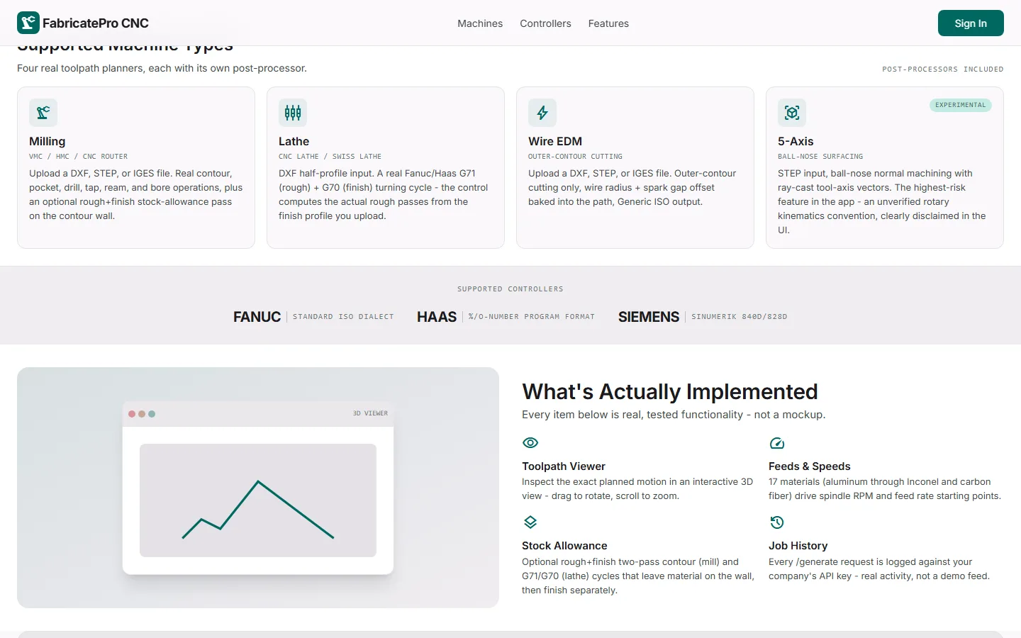 FabricatePro CNC — Machines & controllers