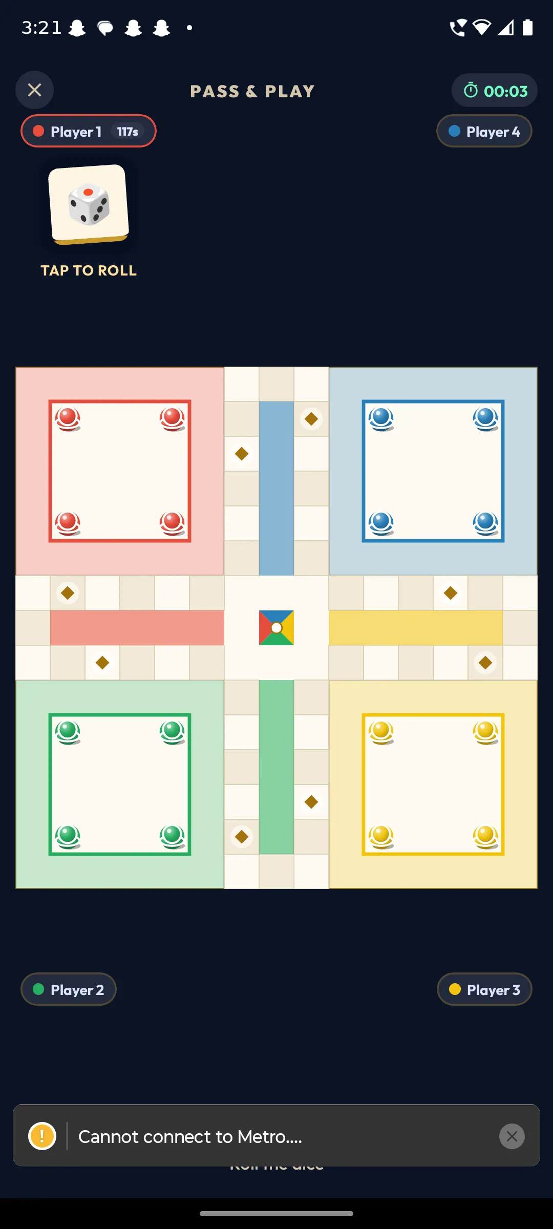 Ludo Dynasty — Ludo pass & play