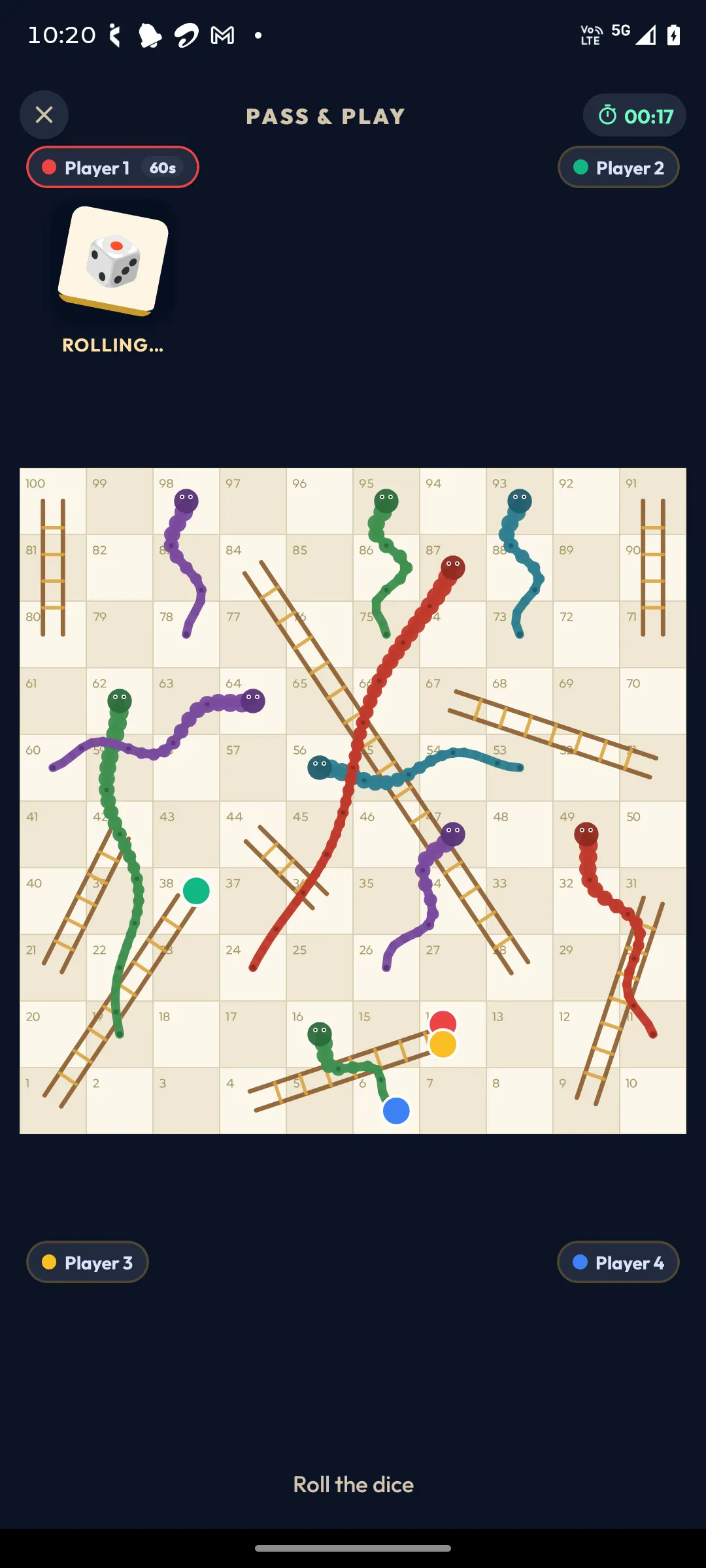 Ludo Dynasty — Snakes & Ladders