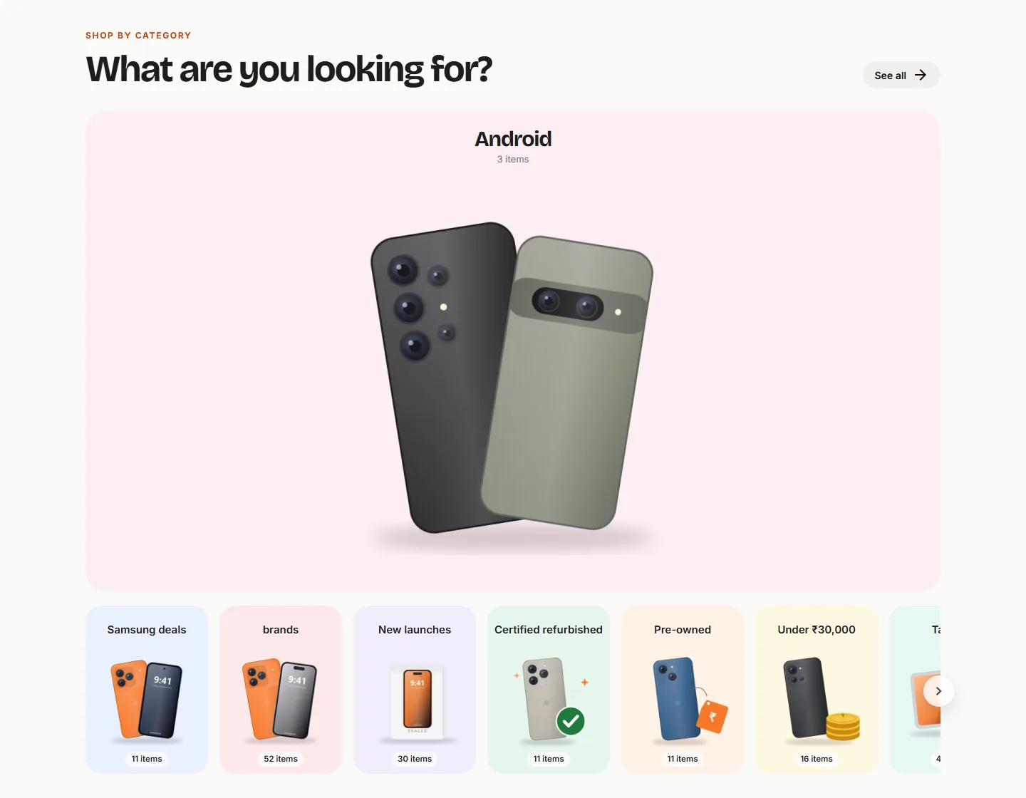 Phone Club — Shop by category