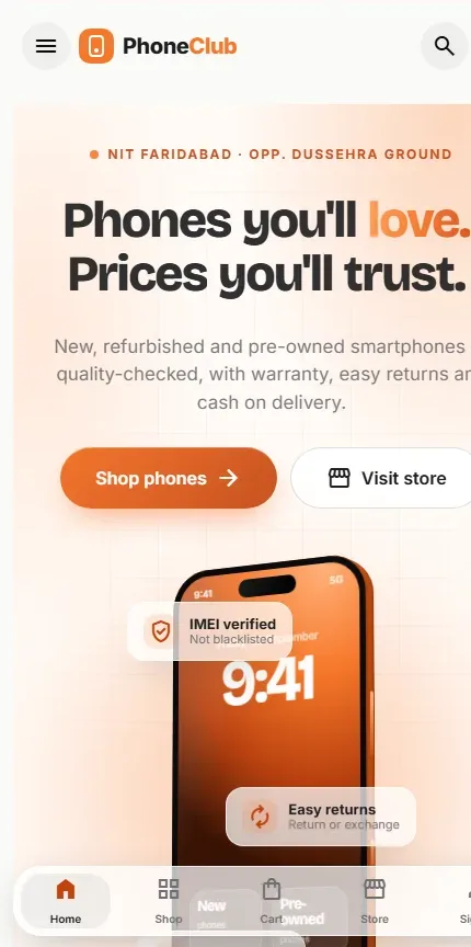 Phone Club — mobile
