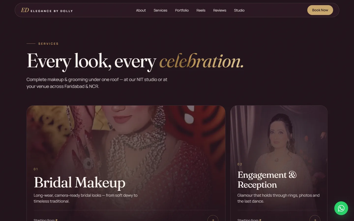 Elegance by Dolly — Services